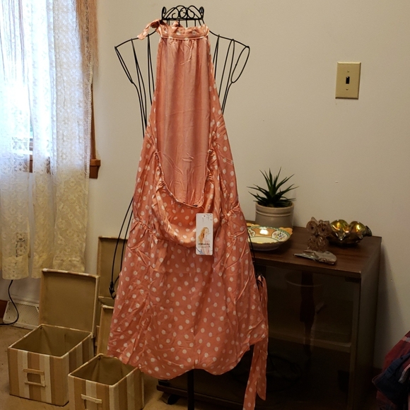 PINK POKADOT JUMPER - Picture 5 of 8